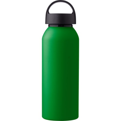 Picture of RECYCLED ALUMINIUM METAL BOTTLE (500 ML) SINGLE WALLED in Pale Green.