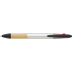 Picture of BAMBOO BALL PEN (3 COLOUR AND STYLUS) in Silver