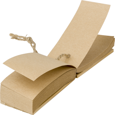 Picture of KRAFT PAPER STICKY NOTES in Brown.