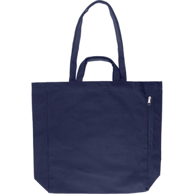 Picture of RECYCLED COTTON BAG in Blue.