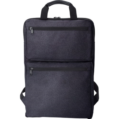 Picture of POLYCANVAS BACKPACK RUCKSACK in Black