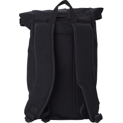 Picture of ROLL-TOP BACKPACK RUCKSACK in Black