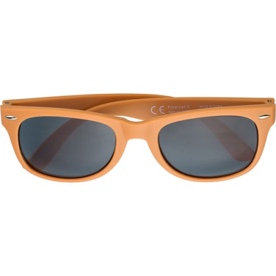 Picture of RECYCLED PLASTIC SUNGLASSES in Orange