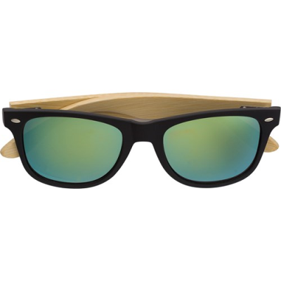 Picture of BAMBOO SUNGLASSES in Yellow.