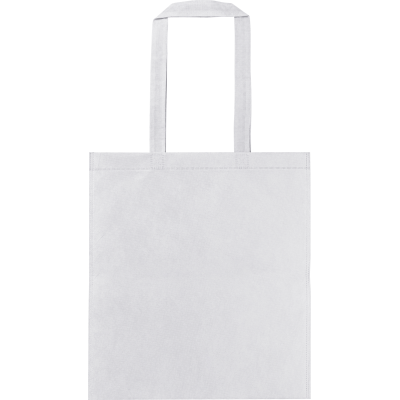 Picture of RPET NONWOVEN SHOPPER in White.