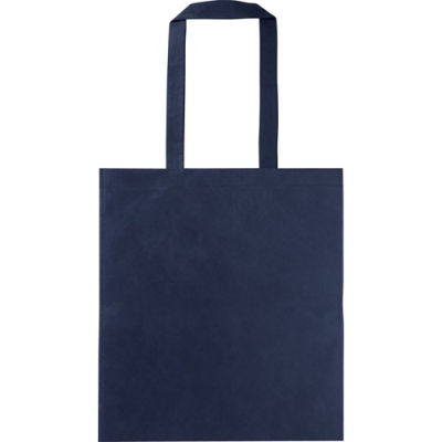 Picture of RPET NONWOVEN SHOPPER in Blue.