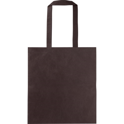 Picture of RPET NONWOVEN SHOPPER in Brown.
