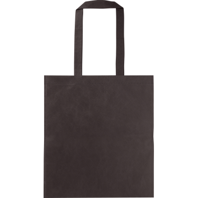 Picture of RPET NONWOVEN SHOPPER in Brown.