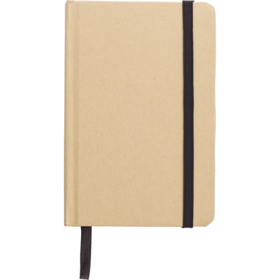 Picture of THE BROMLEY - KRAFT NOTE BOOK (A6) in Black