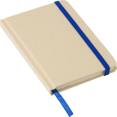 Picture of THE BROMLEY - KRAFT NOTE BOOK (A6) in Blue.