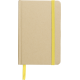 Picture of RECYCLED KRAFT NOTE BOOK (APPROX A6) in Yellow