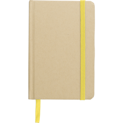 Picture of THE BROMLEY - KRAFT NOTE BOOK (A6) in Yellow.