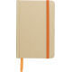 Picture of RECYCLED KRAFT NOTE BOOK (APPROX A6) in Orange