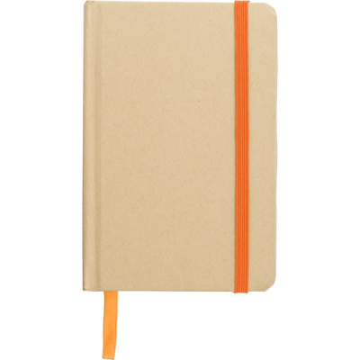 Picture of THE BROMLEY - KRAFT NOTE BOOK (A6) in Orange