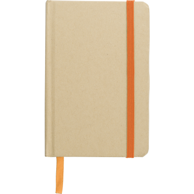 Picture of THE BROMLEY - KRAFT NOTE BOOK (A6) in Orange.