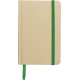 Picture of RECYCLED KRAFT NOTE BOOK (APPROX A6) in Lime