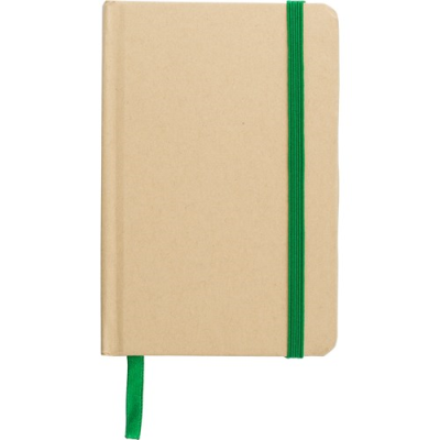 Picture of THE BROMLEY - KRAFT NOTE BOOK (A6) in Lime