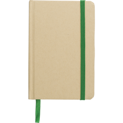 Picture of THE BROMLEY - KRAFT NOTE BOOK (A6) in Lime