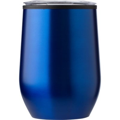 Picture of THE TRESCO - DOUBLE WALL STAINLESS STEEL METAL MUG (300 ML) in Navy