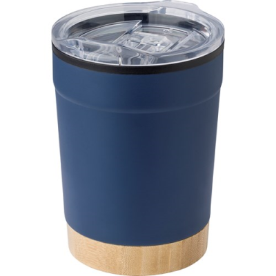 Picture of STAINLESS STEEL METAL TRAVEL MUG (300 ML) in Navy