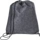 Picture of RPET FELT DRAWSTRING BAG in Grey