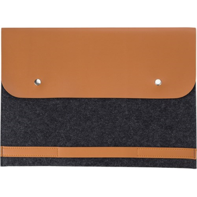 Picture of RPET FELT LAPTOP POUCH in Grey
