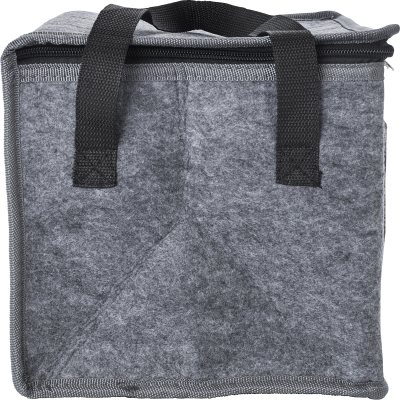 Picture of RPET FELT COOL BAG in Grey.