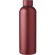 Picture of RECYCLED STAINLESS STEEL METAL DOUBLE WALLED BOTTLE (500ML) in Burgundy