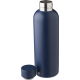 Picture of RECYCLED STAINLESS STEEL METAL DOUBLE WALLED BOTTLE (500ML) in Navy