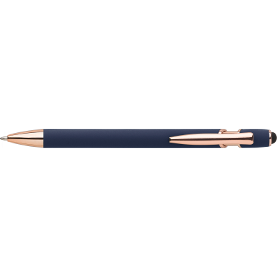 Picture of ALUMINIUM METAL BALL PEN in Navy