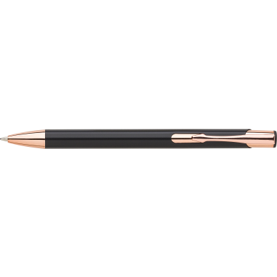 Picture of ALUMINIUM METAL BALL PEN in Black