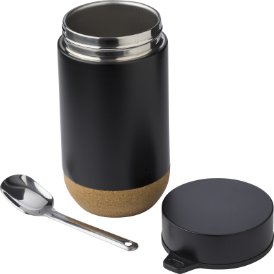 Picture of DOUBLE WALLED LUNCH POT in Black