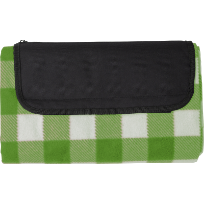 Picture of RPET BLANKET in Pale Green.