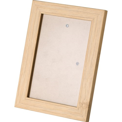 Picture of BAMBOO PHOTO FRAME in Brown.