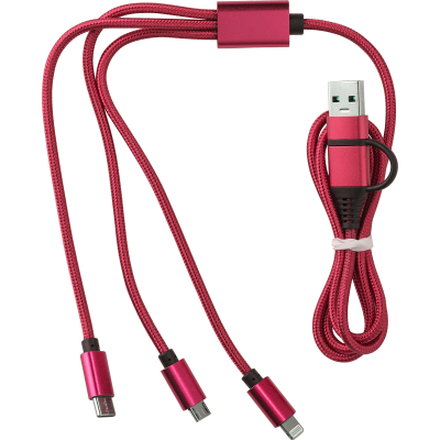 Picture of CHARGER CABLE in Red.