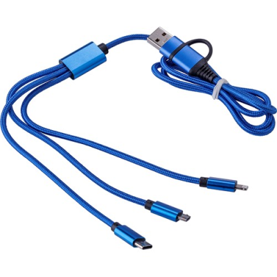 Picture of CHARGER CABLE in Cobalt Blue.