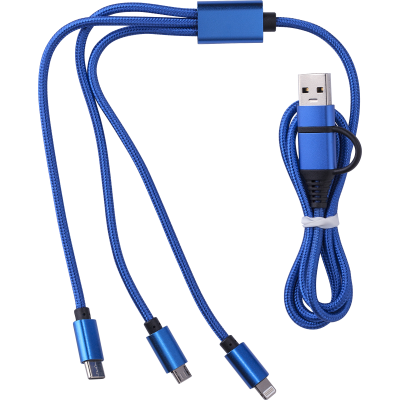 Picture of CHARGER CABLE in Cobalt Blue.