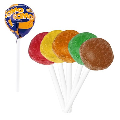 CLASSIC FLAVOURED BALL LOLLIPOP (SUGAR FREE) in Custom Made.