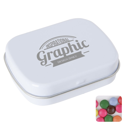 Picture of FLAT TIN with Chocos in White