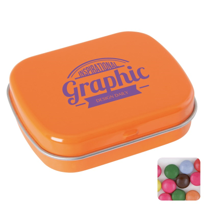 Picture of FLAT TIN with Chocos in Orange