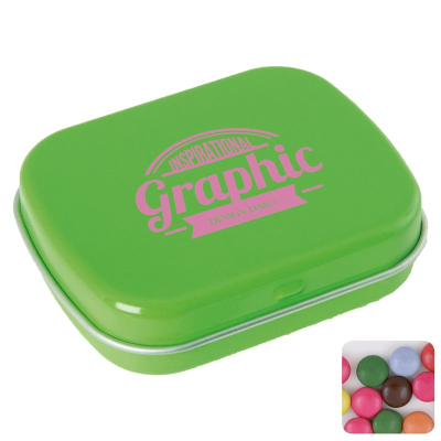 Picture of FLAT TIN with Chocos in Light Green