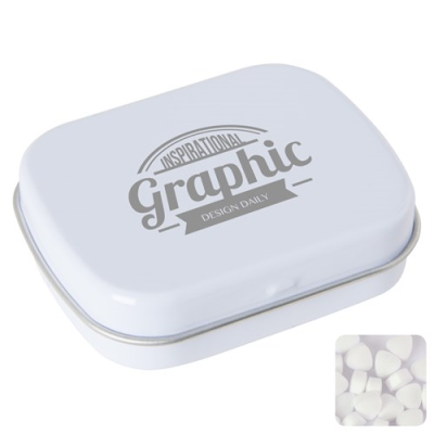 Picture of FLAT TIN with Extra Strong Mints in White