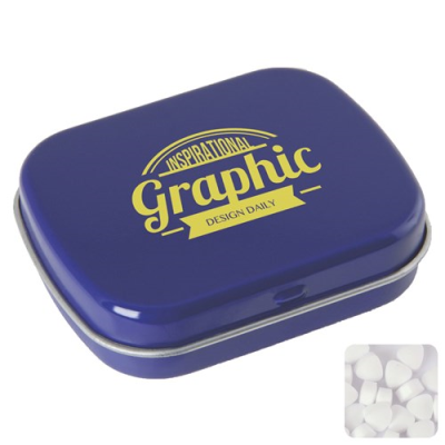 Picture of FLAT TIN with Extra Strong Mints in Blue.