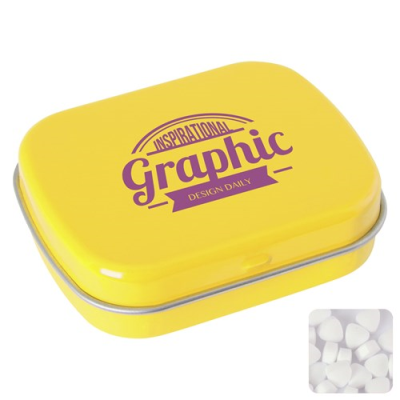 Picture of FLAT TIN with Extra Strong Mints in Yellow