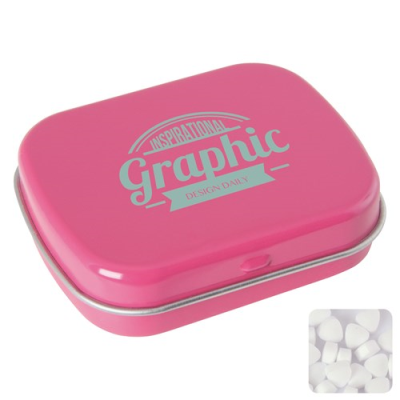 Picture of FLAT TIN with Extra Strong Mints in Pink