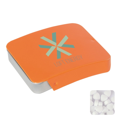 Picture of SLIDING MINTS TIN with Extra Strong Mints in Orange