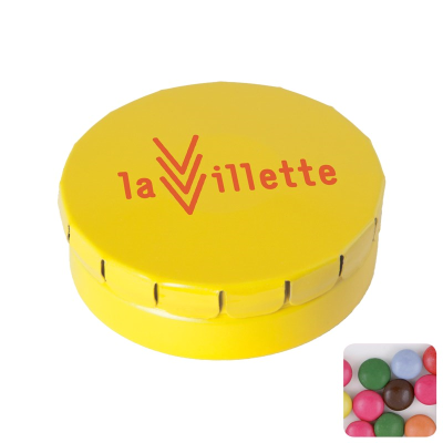 Picture of CLICK TIN with Chocos in Yellow