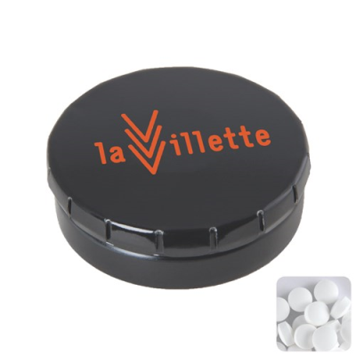 Picture of CLICK TIN with Dextrose Mints in Black