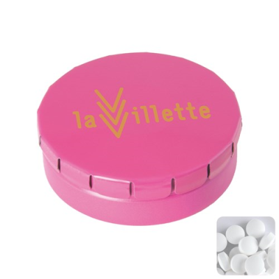 Picture of CLICK TIN with Dextrose Mints in Pink