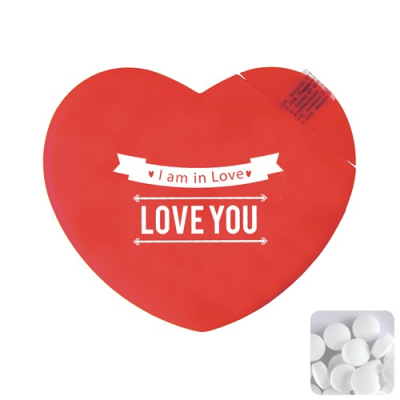 Picture of HEART MINTS CARD in Red